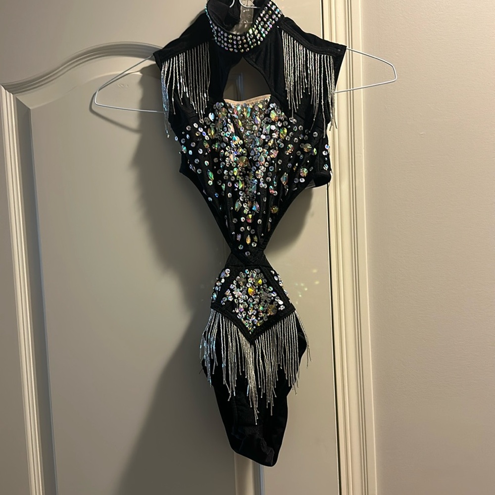 Girls dance costume hair piece included